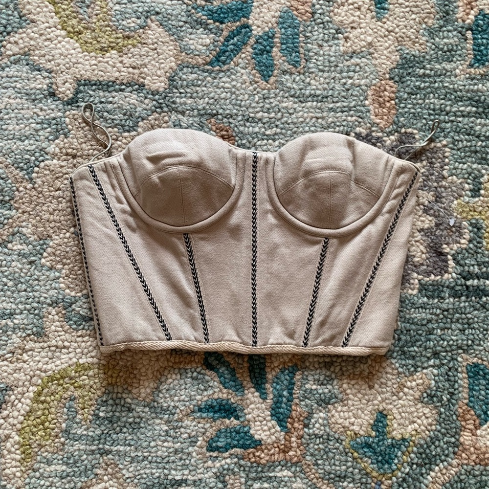 Matthew Williamson Designer Corset Bustier Crop Top